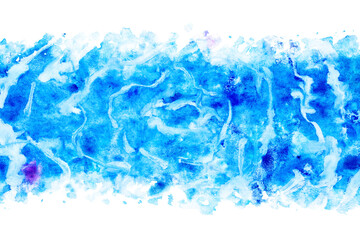 水 波 ブルー 夏 水彩 背景