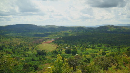 Fototapeta na wymiar Colinas en Ruyigi, Burundi, Africa