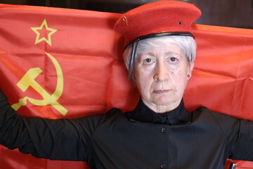 Senior lady from the USSR