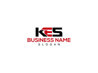 Alphabet Letter KES Logo Icon Vector For Business - obrazy, fototapety, plakaty