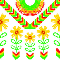 Fototapeta na wymiar Seamless pattern in rasta colors. Vector illustration