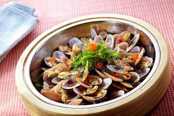 Delicious Chinese food, fried snails