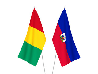 Guinea and Republic of Haiti flags