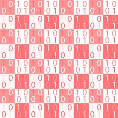 Chessboard and numbers pattern background. Seamless pattern. Abstract background.