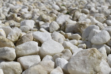 stones in the sand