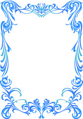 レトロでファンタジックな飾り枠