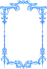 レトロでファンタジックな飾り枠