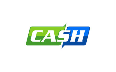 Illustration graphic vector of fast cash money for finance professional business logo design template
