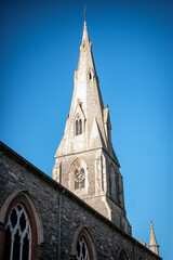 Fototapeta na wymiar Catholic Church Bell Tower, Ireland