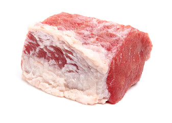  Pork Tenderloin on the white background