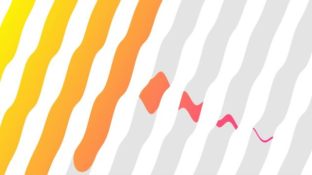 Animated Background Yellow Zebra Pattern