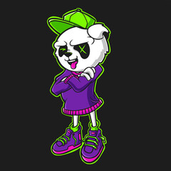 Cool Panda Cartoon