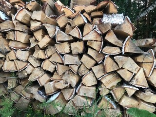 stack of firewood