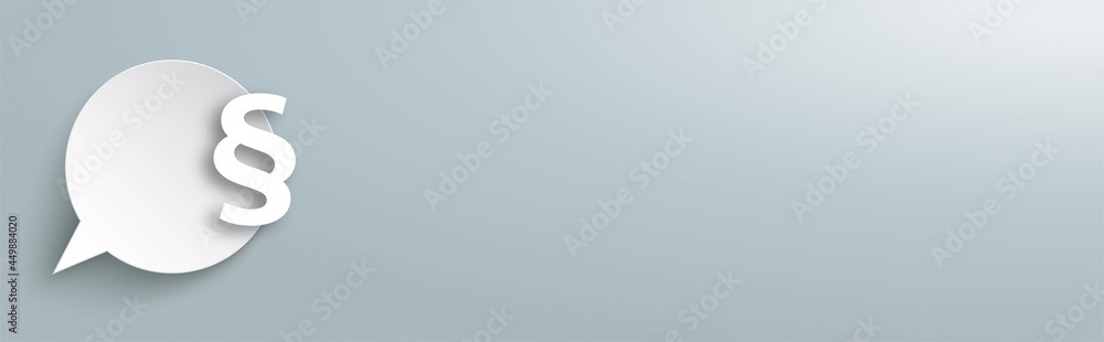 Poster circle speech bubble paragraph header