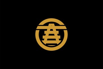 Railway services logo design vector. Abstract monogram letter T sign symbol. Train transport logo design.