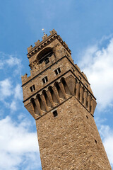 Obraz premium The tower of Palazzo Vecchio in Florence