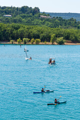 Sport nautique sur dans le Verdon