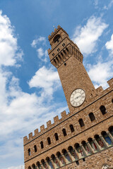 Fototapeta premium The tower of Palazzo Vecchio in Florence