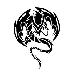 Dragon Tribal Tattoo