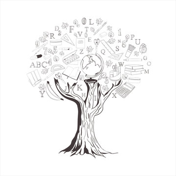 Tree Of Knowledge Of Good And Evil Drawing