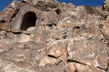 Kings Tomb Turkey. Hittite monument. Beysehir Turkey.