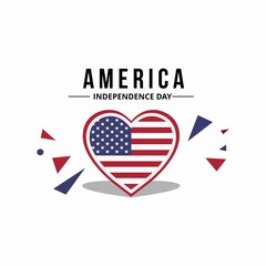 american flag vector eps suitable for additional national holiday designs