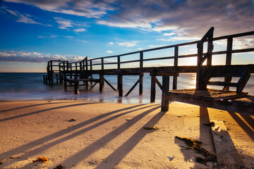 Obraz premium Point King Beach at Sunrise in Sorrento Australia