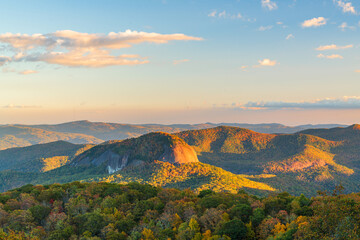 Pisgah National Forest, North Carolina, USA at Looking Glass Rock
