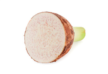 taro isolated on white background