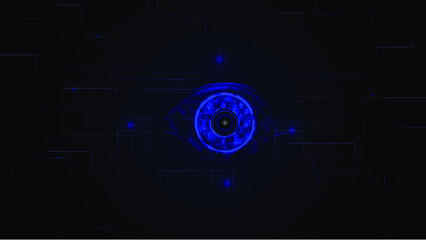 Obraz premium Computer vision technology and artificial intelligence