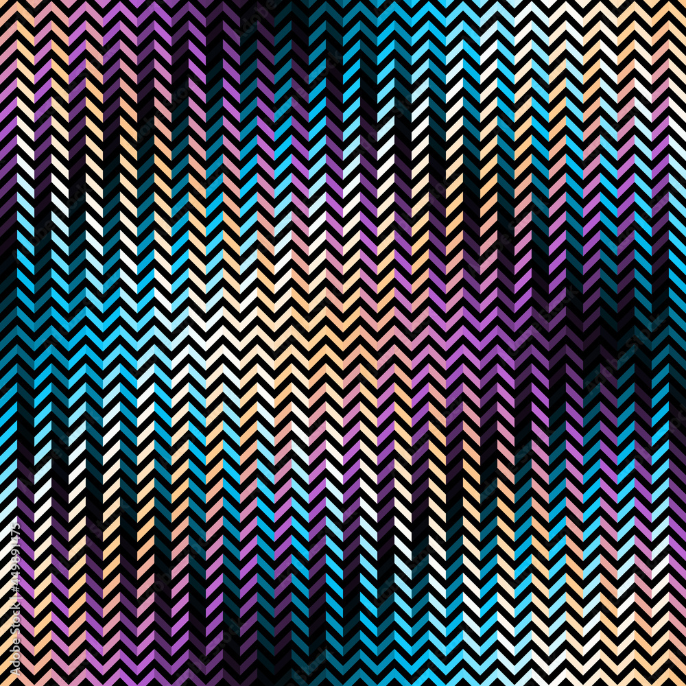 Aufkleber Geometric abstract pattern in low poly style.