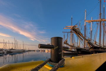 Segelboote im Hafen von K&uuml;hlungsborn