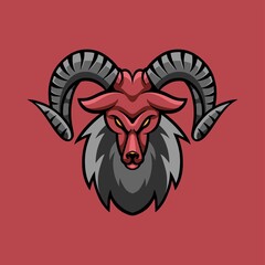 Aggressive Goat Esport Gaming Logo