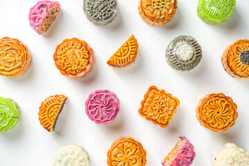 Traditional Chinese mooncakes