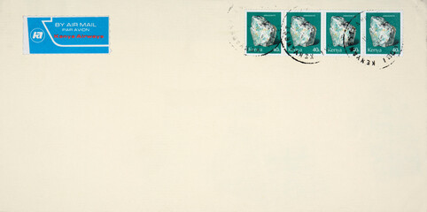 luftpost airmail air mail kenya kenia vintage retro alt old umschlag envelope briefmarke stamp...