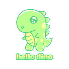 cute hello dino
