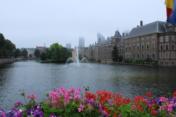 Fototapeta na wymiar Dutch Parliament, Binnenhof, Den Haag, the Hague, the Netherlands 