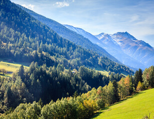 Swiss Alps valley