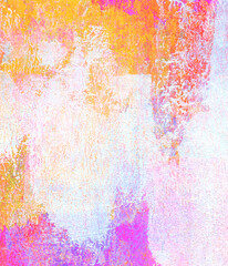 Abstract artwork. Versatile artistic backdrop for creative design projects: posters, banners, cards, websites, invitations, magazines, wallpapers. Beautiful hand painted texture. Bright colors.