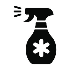 Sanitizer Healthcare Medical, vector graphic Illustration Icon.