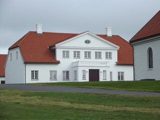 Fototapeta na wymiar Residence of the President of Iceland in Reykjavik Residenz des Präsidenten von Island in Reykjavik