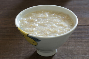 粟入り白米のお粥