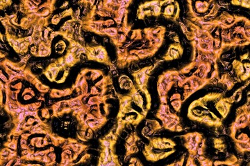 modern artistic bio horrifying relief digital graphics texture or background halloween illustration