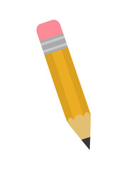 Pencil vector icon. Illustration on white background.