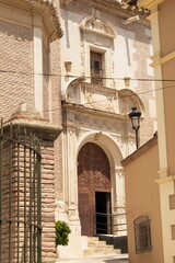 Fototapeta na wymiar Church of the Incarnation in Vélez-Rubio, Almería, baroque style