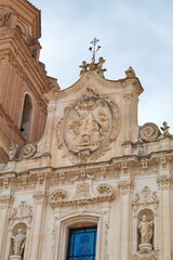Fototapeta na wymiar Church of the Incarnation in Vélez-Rubio, Almería, baroque style
