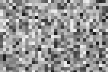 Design for tiles. 3d Gray background. Black and white wallpaper. Abstract art. Mosaic texture.