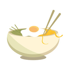 oriental noodles egg