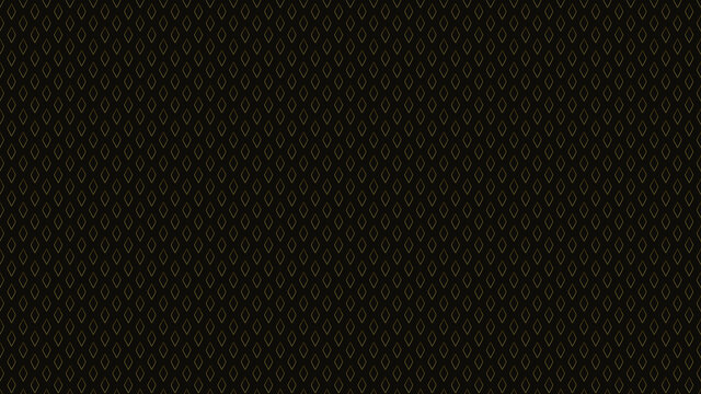 Seamless Rhombus Geometry Gold Pattern On Black Chocolate Color Background