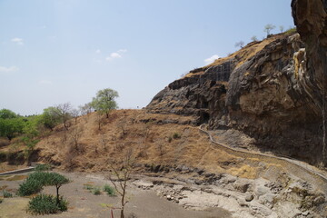 インド　世界遺産エローラ石窟群